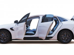 2023 BYD Seal With Interior 3D Model