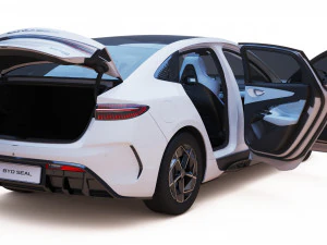 2023 BYD Seal With Interior 3D Model