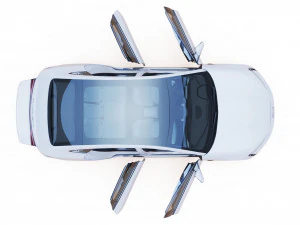 2023 BYD Seal With Interior 3D Model