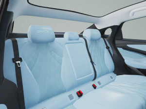 2023 BYD Seal With Interior 3D Model