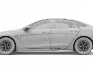 2023 BYD Seal With Interior 3D Model