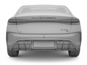 2023 BYD Seal With Interior 3D 模型