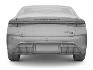 2023 BYD Seal With Interior 3D Model
