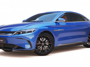 2024 BYD HAN EV With Interior Modèle 3D
