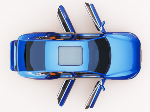 2024 BYD HAN EV With Interior Modèle 3D