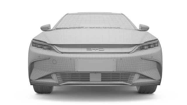 2024 BYD HAN EV With Interior 3D Model in Sport Cars 3DExport