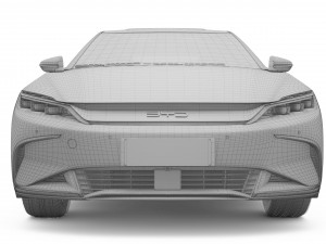 2024 BYD HAN EV With Interior Modèle 3D