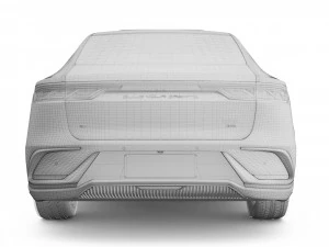 2024 BYD HAN EV With Interior 3D Model