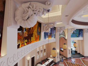 Atlantis Dubai Hotel Hall Modelo 3D