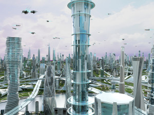 Future City 1 Model 3D