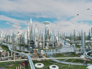 Future City 1 Model 3D