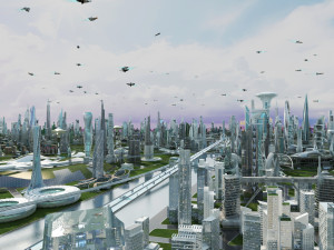Future City 1 Model 3D