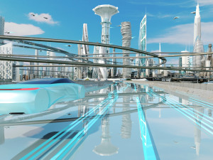 Future City 1 Model 3D
