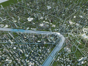 Future City 1 Model 3D