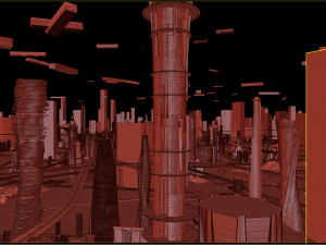 Future City 1 Model 3D