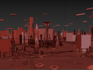 Future City 1 Model 3D