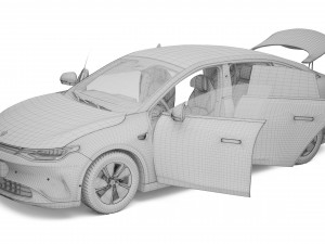 2024 Leapmotor C01 With Interior 3D मॉडल