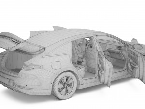 2024 Leapmotor C01 With Interior 3D मॉडल
