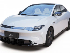 2024 लीपमोटर C01 इंटीरियर के साथ 3D मॉडल