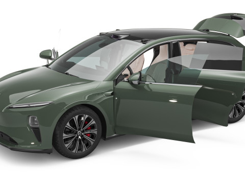 2024 NIO ET5 TOURING With Interior Modèle 3D