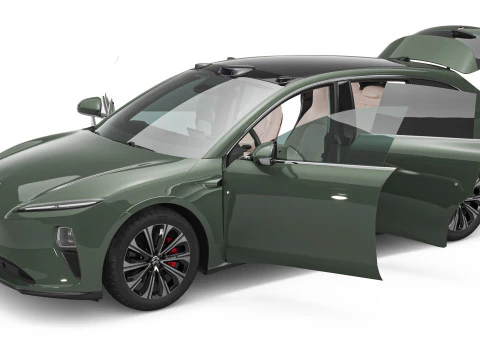 2024 NIO ET5 TOURING With Interior 3D Model