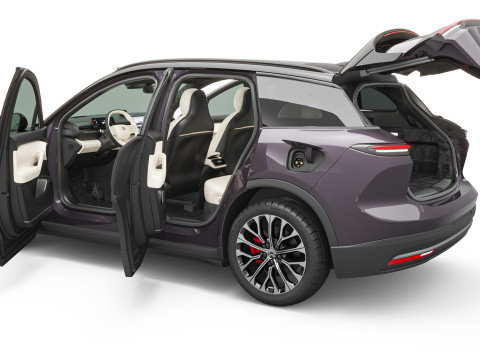 2024 NIO EL6 ES6 With Interior 3D Модель