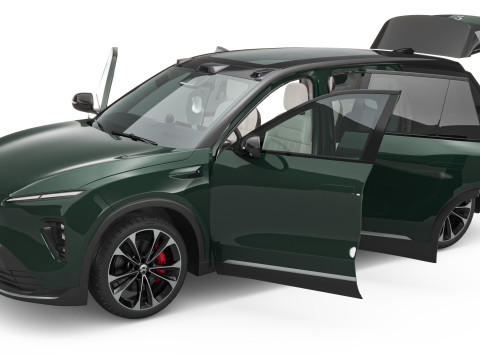 2024 NIO EL8 ES8 With Interior Model 3D