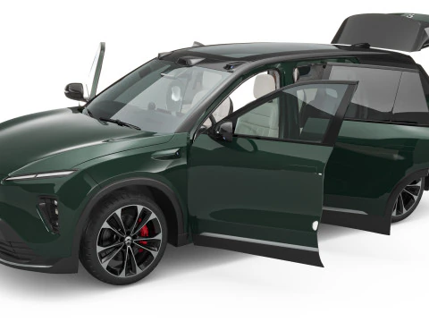 2024 NIO EL8 ES8 With Interior 3D Model
