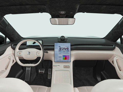 2024 NIO EL8 ES8 With Interior Model 3D