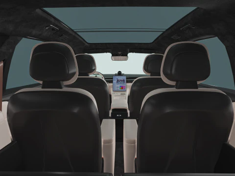 2024 NIO EL8 ES8 With Interior 3D Model