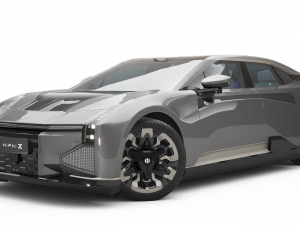 2024 HiPhi Z With Interior Model 3D