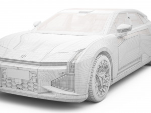 2024 HiPhi Z With Interior Model 3D