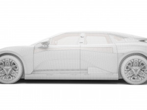 2024 HiPhi Z With Interior Model 3D
