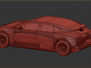 2024 HiPhi Z With Interior Model 3D