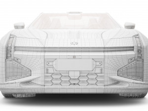 2024 HiPhi Z With Interior Model 3D