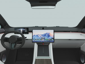 2024 LUXEED S7 With Interior 3Dモデル