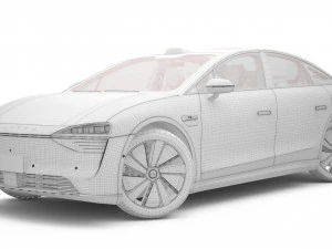 2024 LUXEED S7 With Interior 3D Model