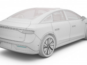 2024 LUXEED S7 With Interior 3Dモデル