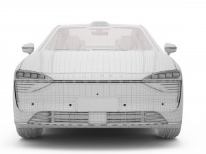 2024 LUXEED S7 With Interior 3Dモデル
