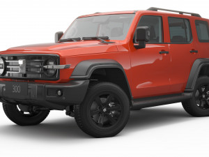 2024 GWM Tank 300 With Interior 3D Model