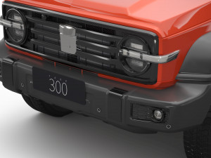2024 GWM Tank 300 With Interior 3D Model