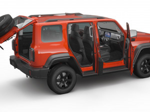 2024 GWM Tank 300 With Interior 3D Model