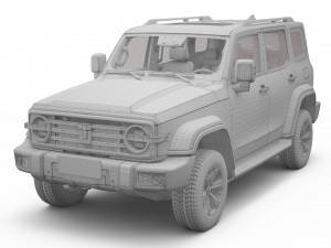 2024 GWM Tank 300 With Interior 3D Model