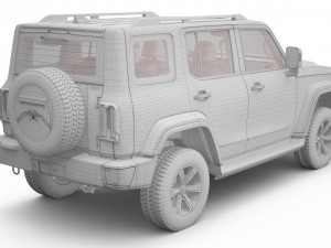 2024 GWM Tank 300 With Interior 3D Model
