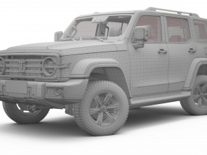2024 GWM Tank 300 With Interior 3D Model