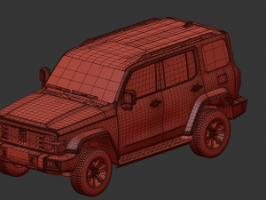 2024 GWM Tank 300 With Interior 3D Model