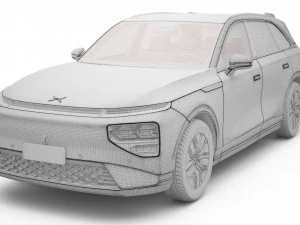 2024 Xpeng G9 3D Model