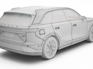 2024 Xpeng G9 3D Model