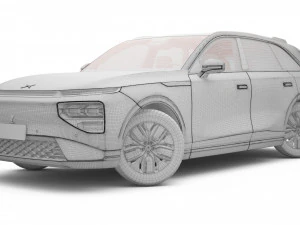 2024 Xpeng G9 3D Model