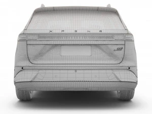2024 Xpeng G9 3D Model